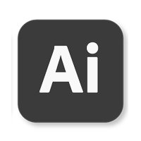 Adobe Illustrator Icon Front